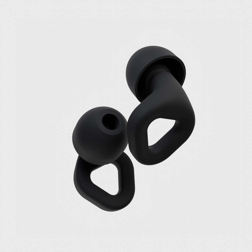 ZENZ Unwind Earplugs in Onyx Black for enhanced noise reduction earplugs and better sleep.