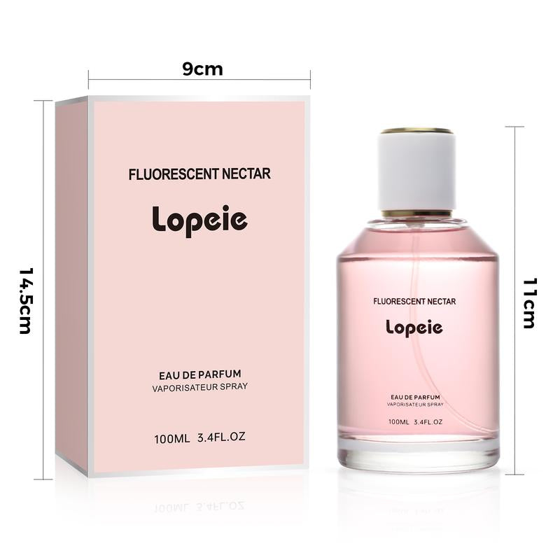 Lopeie Fluorescent Nectar – Long-Lasting Elegant White Floral Perfume for Women, Jasmine & Gardenia Notes, 100Ml