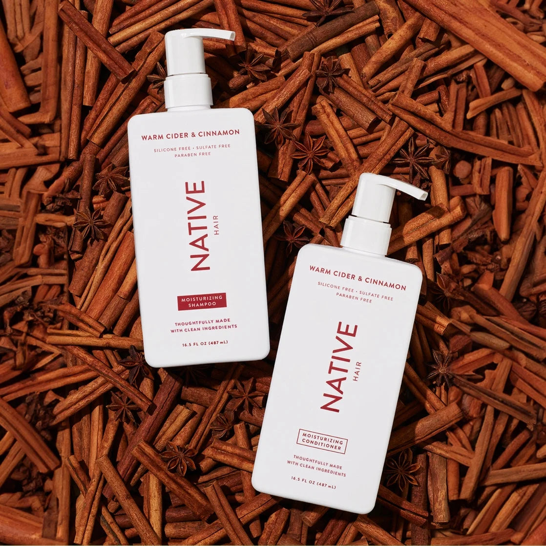 Moisturizing Shampoo, Warm Cider & Cinnamon, Sulfate Free, Paraben Free, 16.5 Fl. Oz