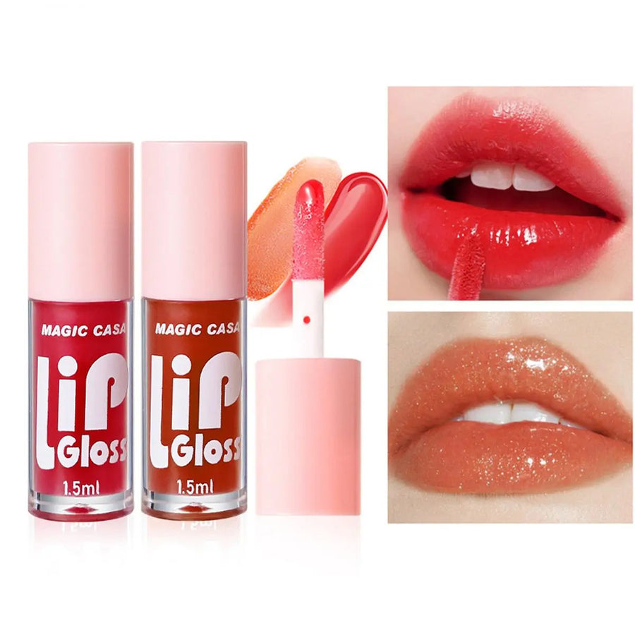 6 Color Lip Gloss Set, Moisturizing Lip Gloss, Glossy Lip Glaze, Plumping Lip Oil for Girls & Women, Lip Makeup Accessories, Cosmetic