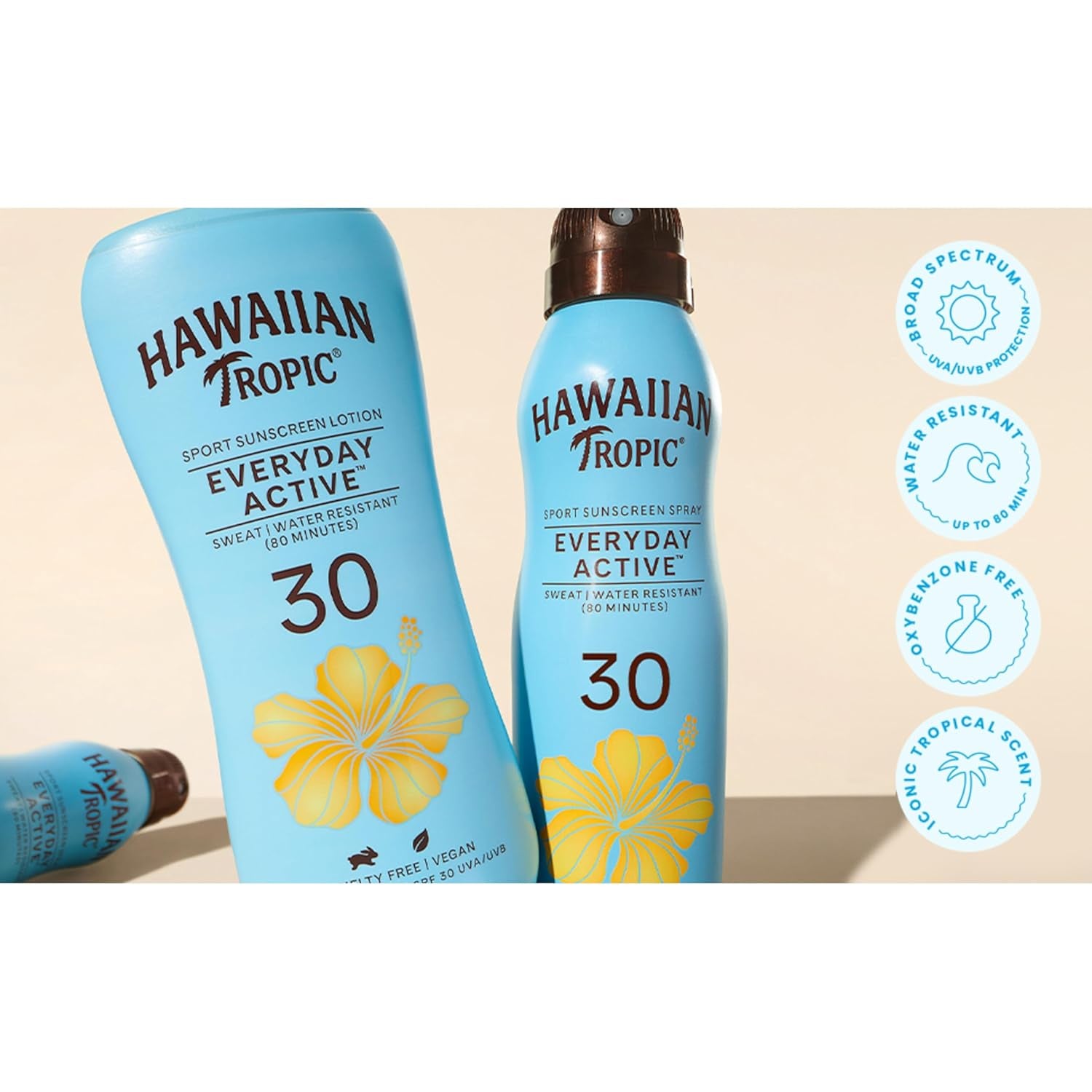Everyday Active Clear Spray Sunscreen SPF 30| Sunscreen Spray SPF 30, Sunblock, Oxybenzone Free, 6Oz Each Twin Pack