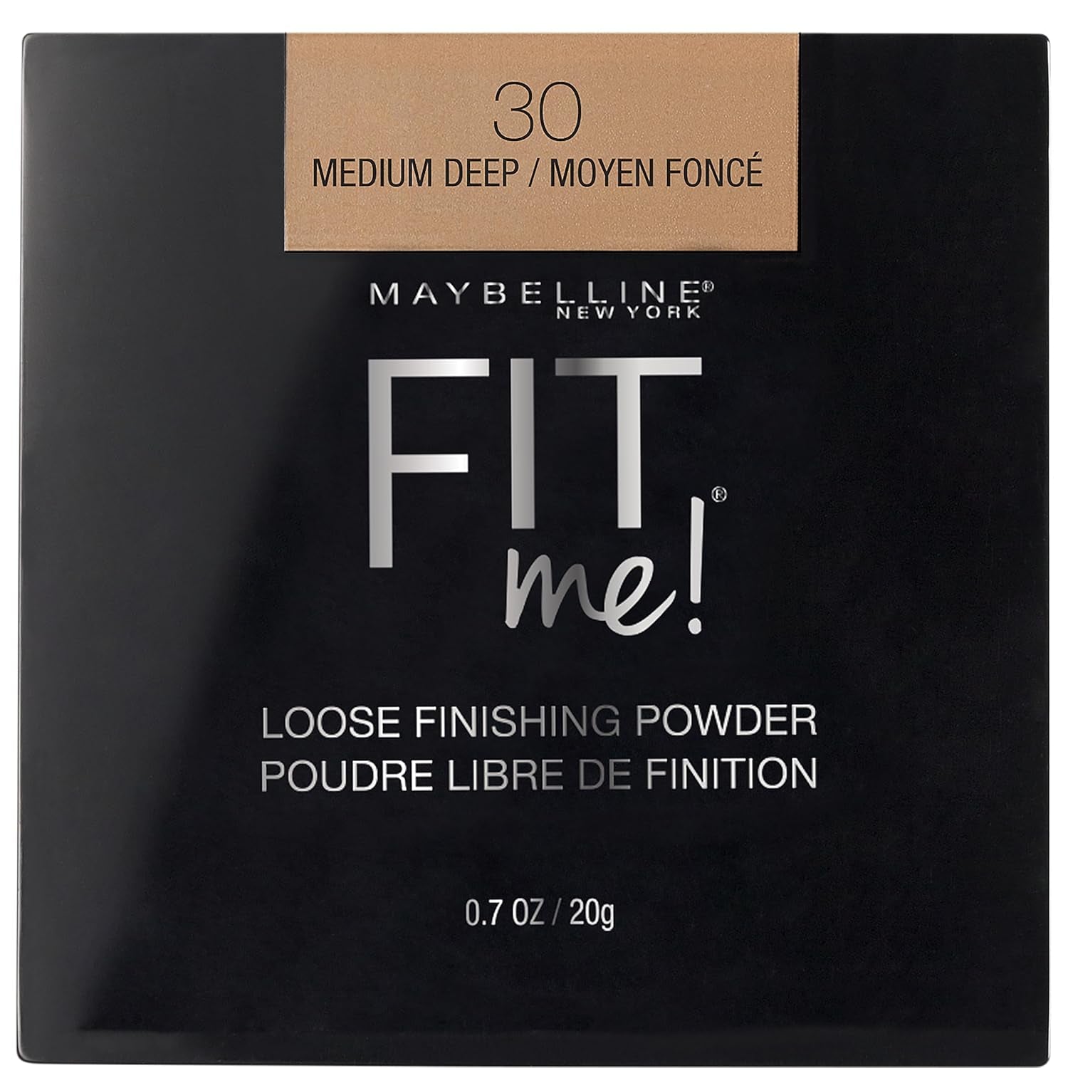 Maybelline Fit Me Loose Setting Powder, Face Powder and Finishing Makeup, Medium, 1 Count