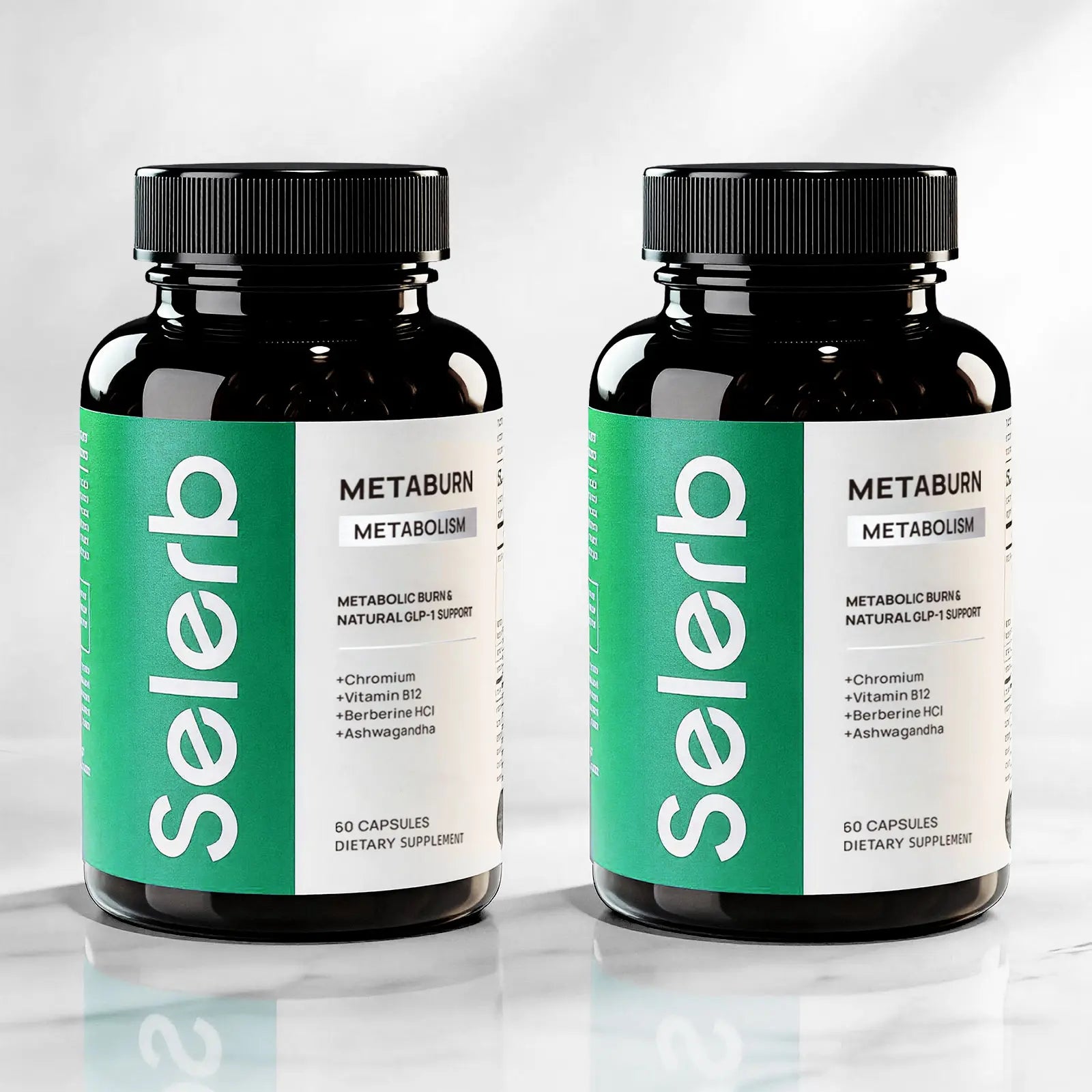 Selerb Metaburn for Daily Nutrient Support – with Chromium, Vitamin B12 & Berberine HCI – 60 Capsules Tiktokshopblackfriday