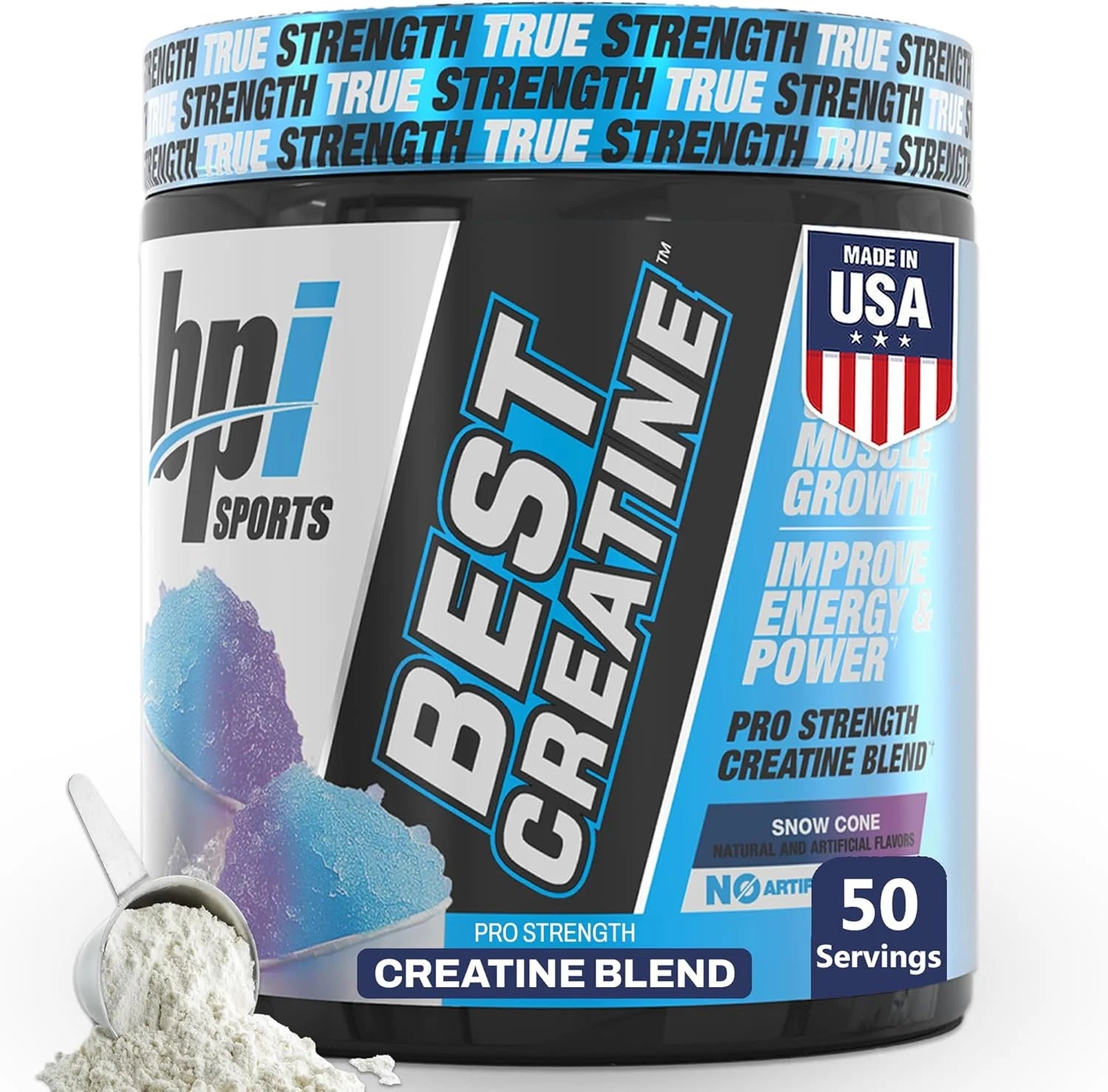 Best Creatine – Creatine Monohydrate, Himalayan Salt – Strength, Pump, Endurance, Muscle Growth, Muscle Definition – No Bloat – Fruit Punch – 50 Servings – 10.58 Oz.