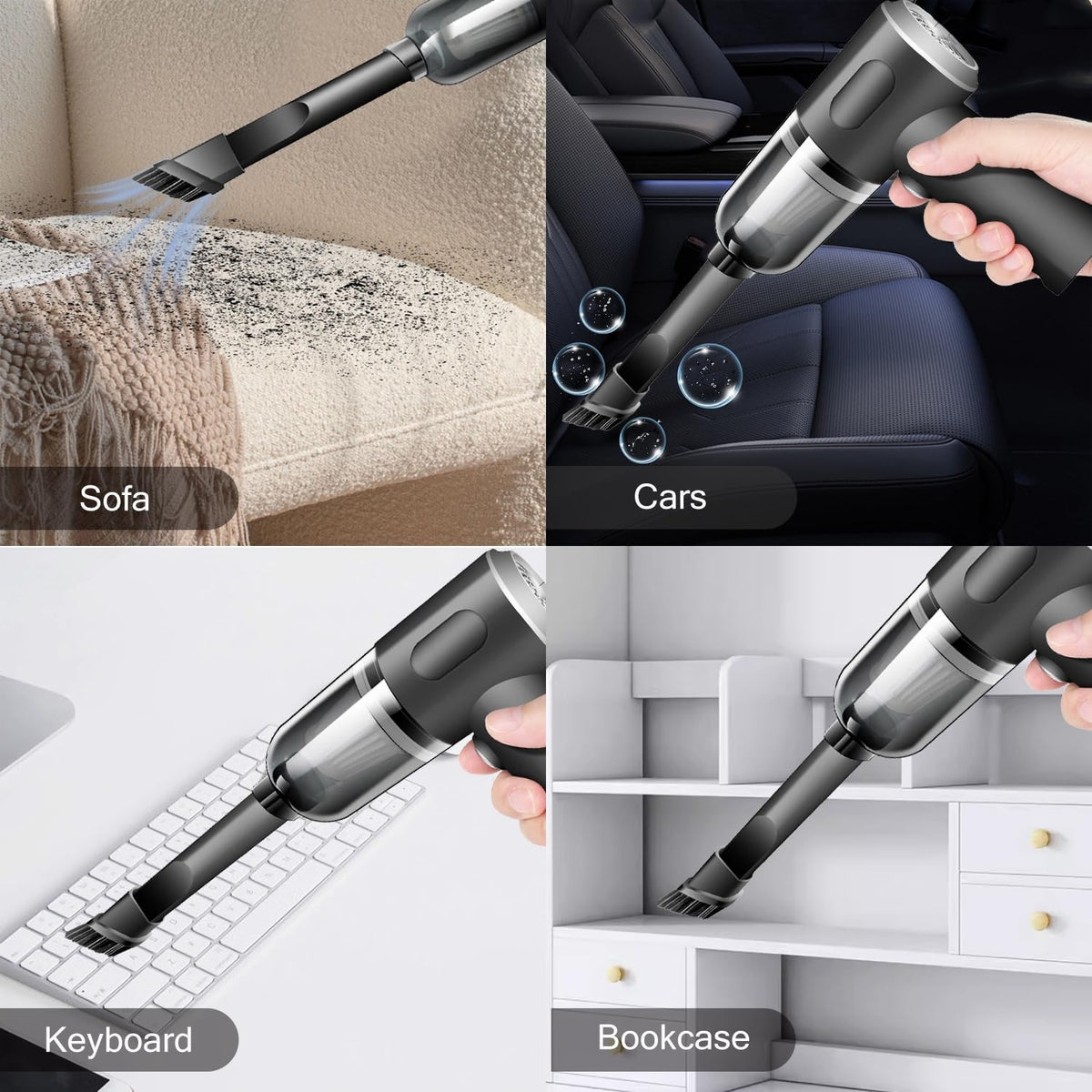 Aspiradora De Mano Inalámbrica Para Coche De Alta Potencia