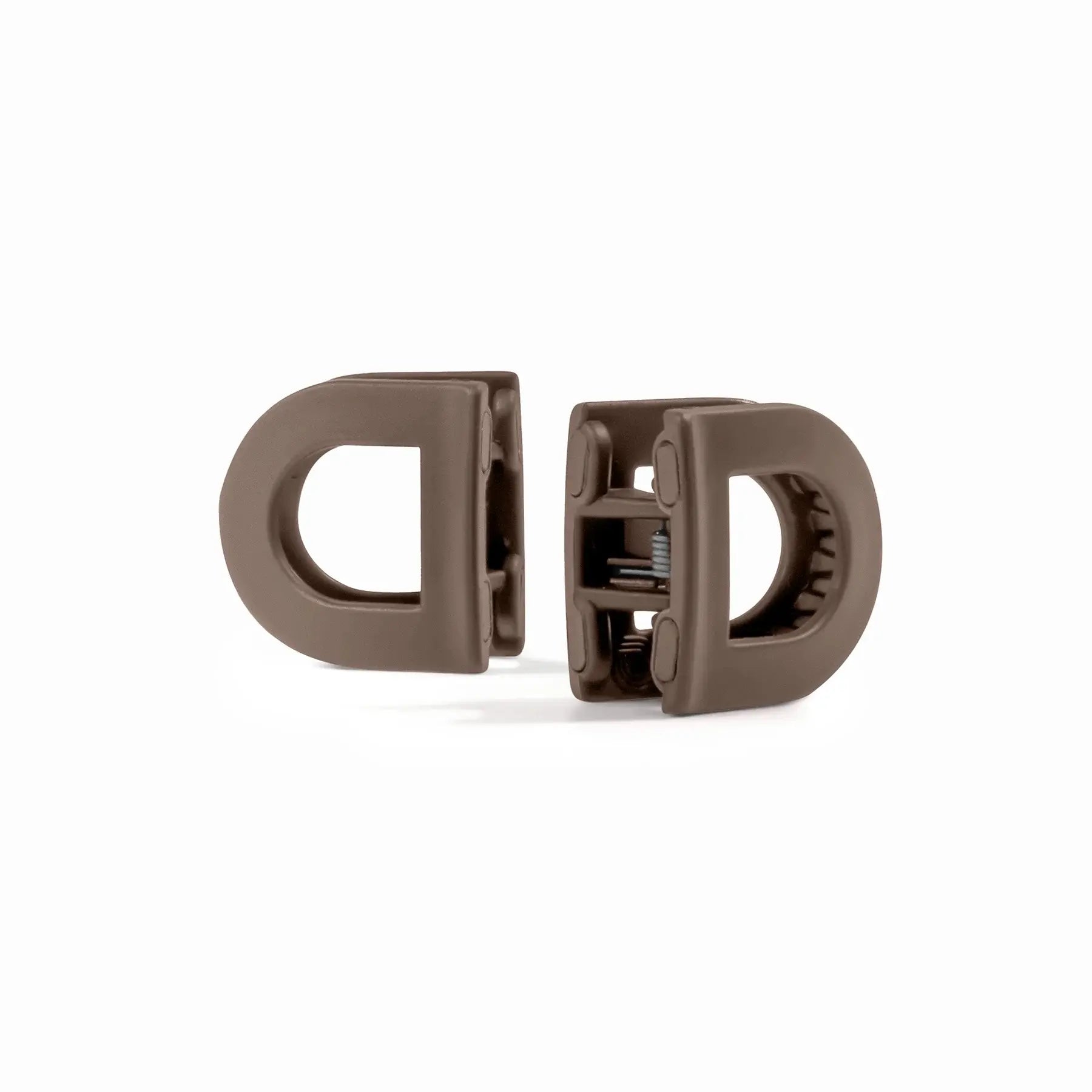 DAFNI KLIX Magnetic Hair Clips Set of 2 - the Icon Sandstone - Magnetic Hair Accessories with Seamless Connection with Exclusive Sticky Pad for Mirrors - Strong Magnetic Hold No Slipping - Flat Hair Clips