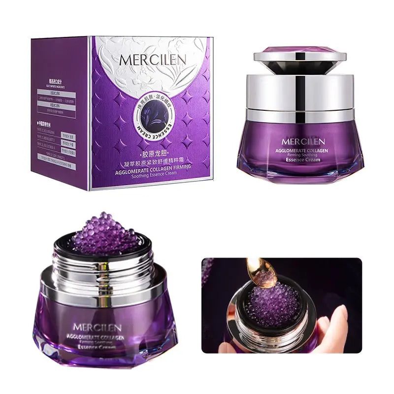 Collagen Moisturizing Face Cream, Daily Moisturizing Blend, 1 Count Hydrating Skin Care Cream, Face Lotion for Women and Men All Skin Types, Valentine&