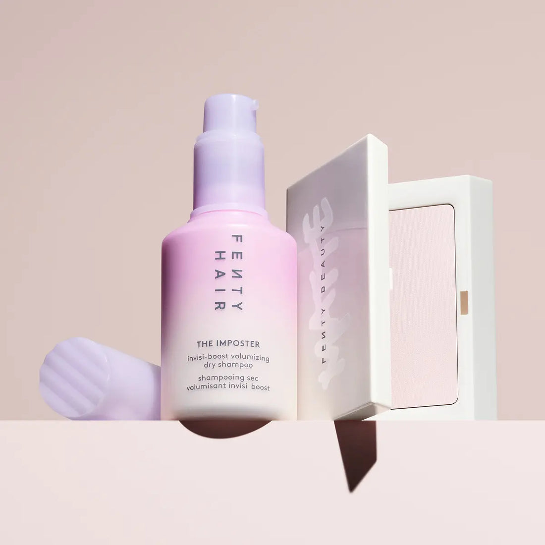 Fenty Beauty Oil Control Duo: Invisimatte Instant Setting + Blotting Powder and the Imposter Invisi-Boost Volumizing Dry Shampoo