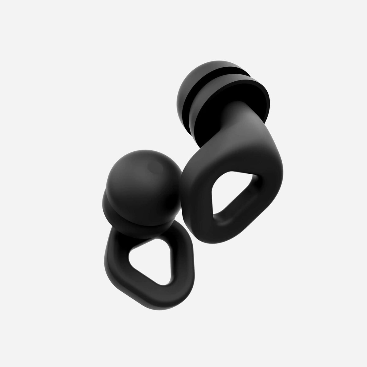 ZENZ Unwind Pro Earplugs in Onyx Black, noise reducing earplugs for better sleep, designed for comfort and effectiveness.