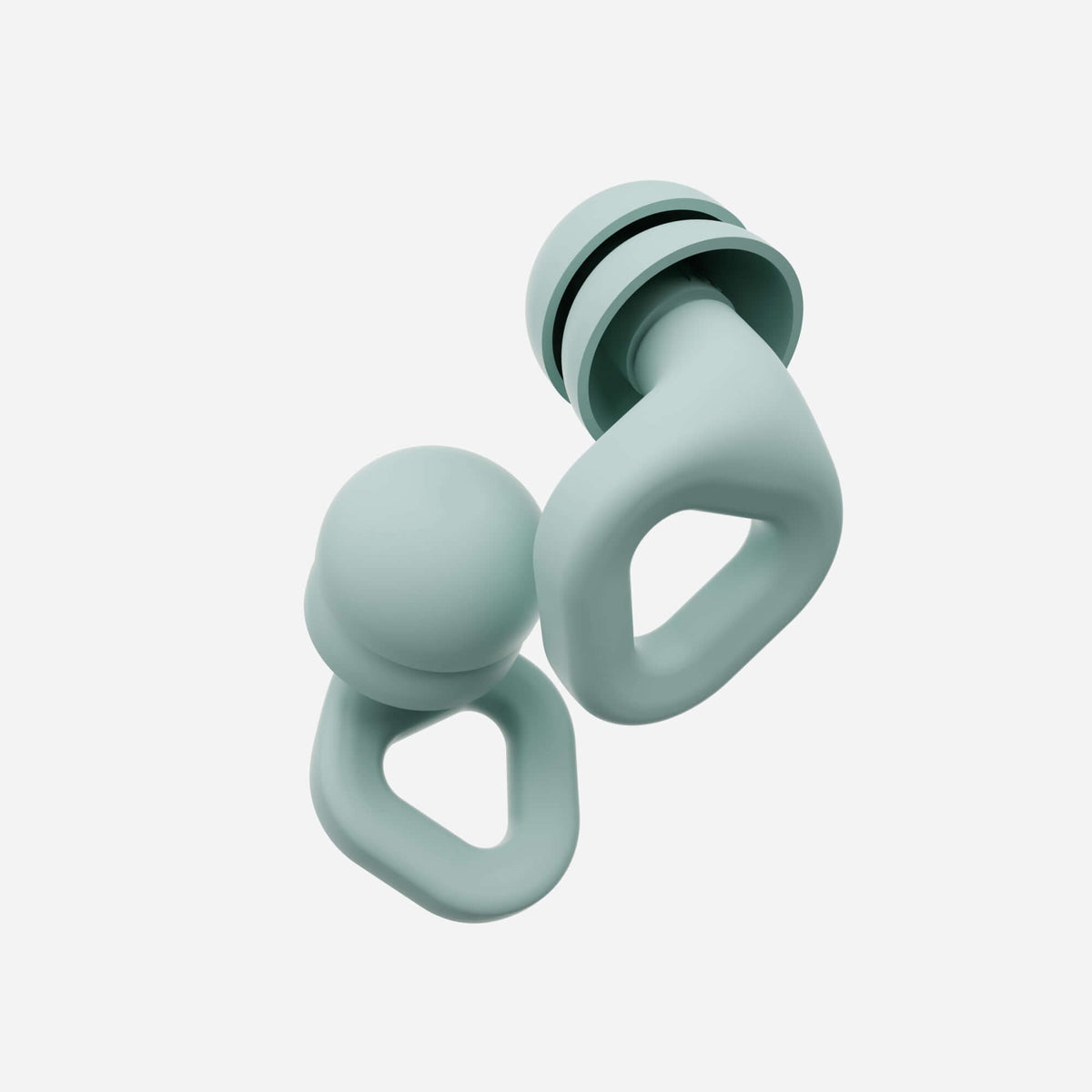 ZENZ Unwind Pro Earplugs - Dew Mint, noise-reducing earplugs for better sleep, designed for comfort and noise reduction.