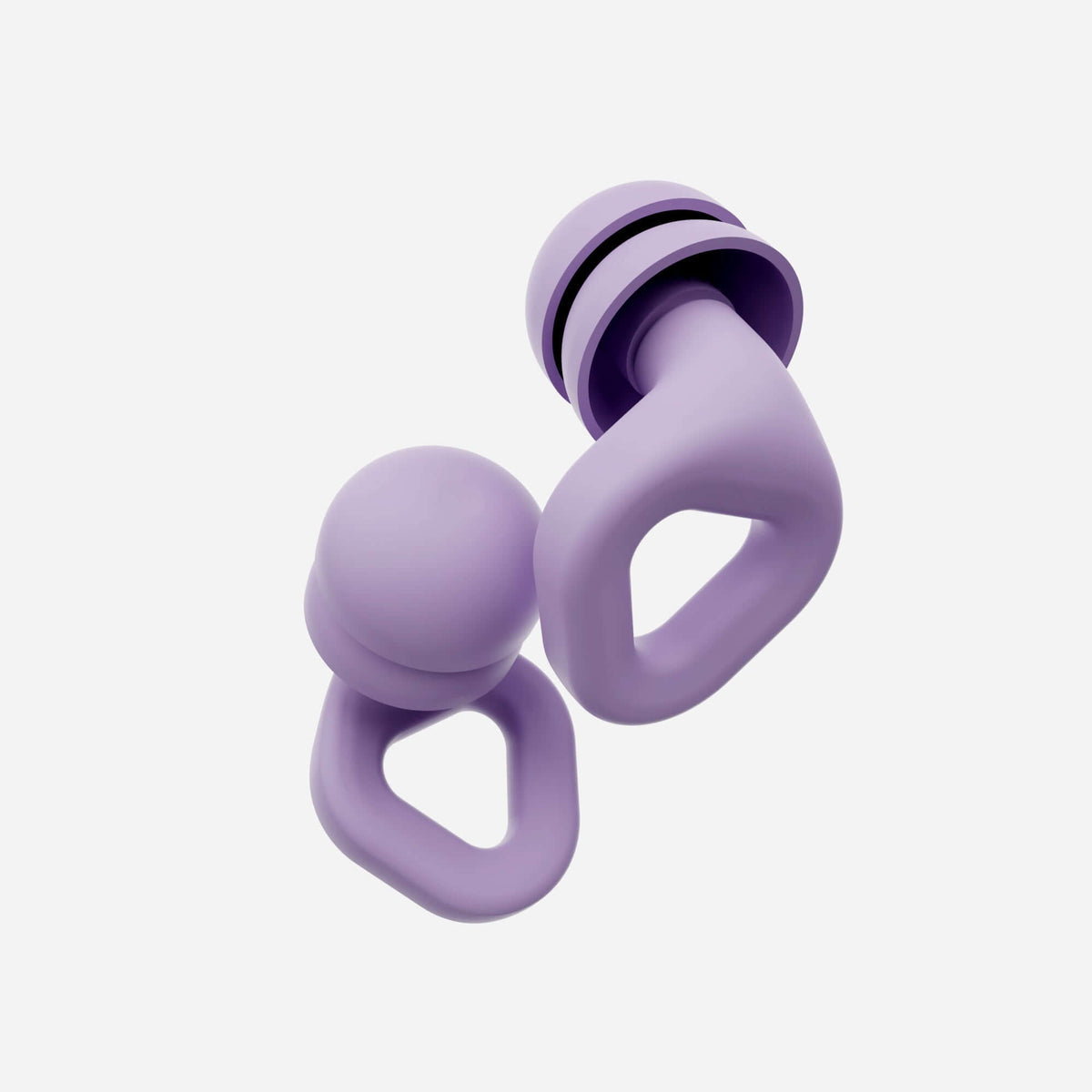 ZENZ Unwind Pro Earplugs in Nebula Purple, noise reducing earplugs for sleep to enhance relaxation and focus.