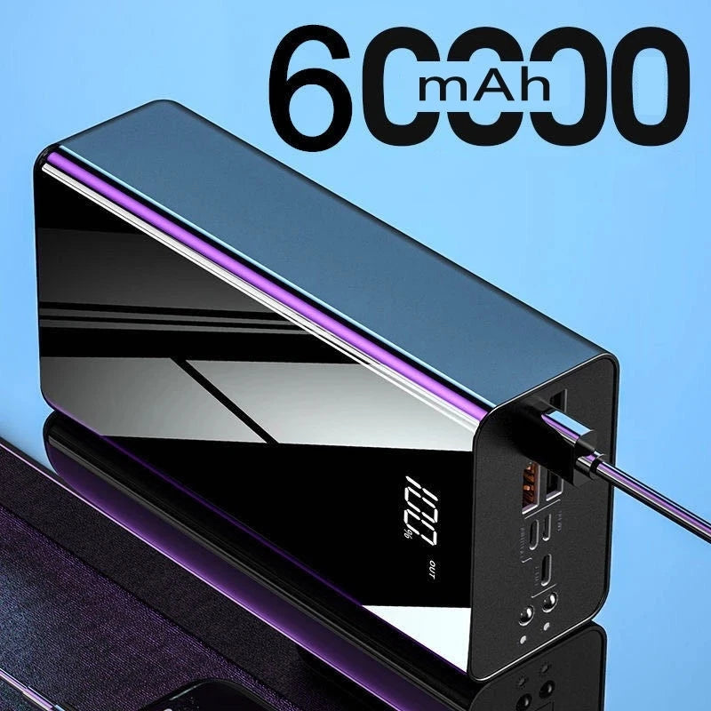 60000mAh Portable Power Bank with Fast Charging
