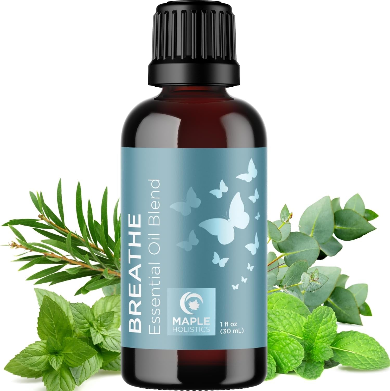 Pure Tea Tree Oil for Hair Skin and Nails - 100% Pure Undiluted Tea Tree Essential Oil with Dropper for Topical Uses Aromatherapy Diffusing and Home and Beauty Diys - Vegan and Cruelty Free (1 Fl Oz)