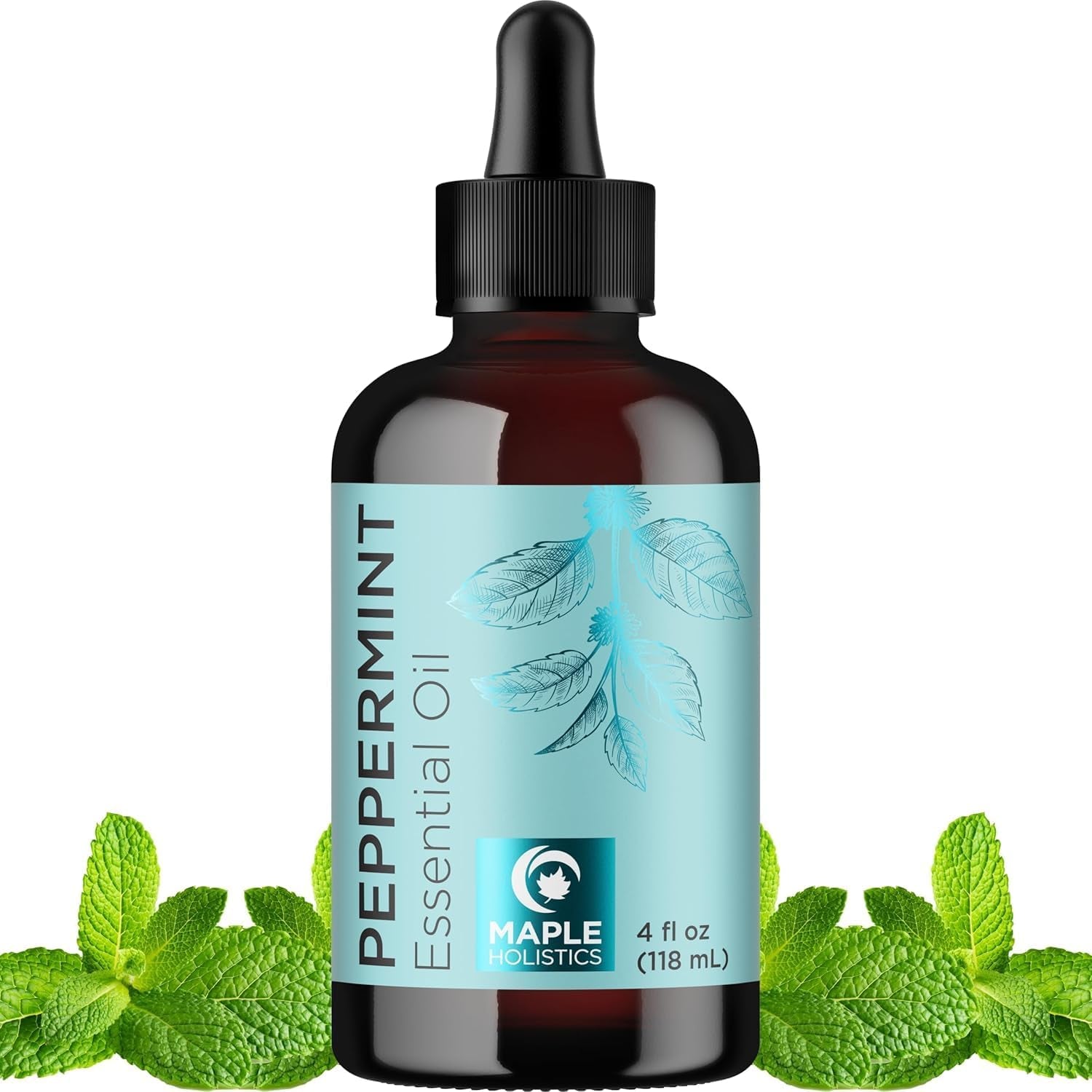 Pure Tea Tree Oil for Hair Skin and Nails - 100% Pure Undiluted Tea Tree Essential Oil with Dropper for Topical Uses Aromatherapy Diffusing and Home and Beauty Diys - Vegan and Cruelty Free (1 Fl Oz)