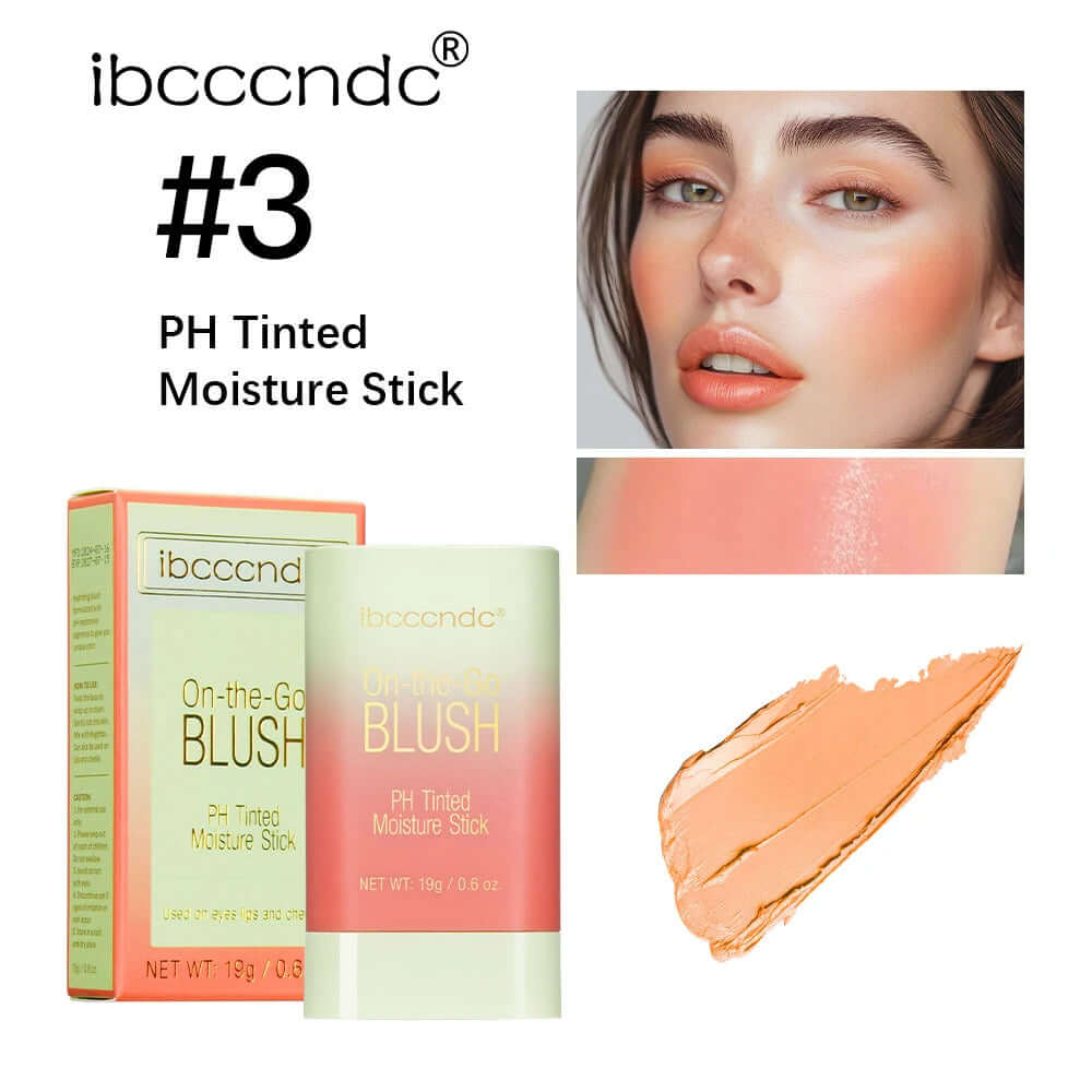 Temperature Change 3-In-1 Cheek Lip Tinted Pixiblush Stick Temperature Change Blush Makeup Products Cosmetic Palette Stick Face