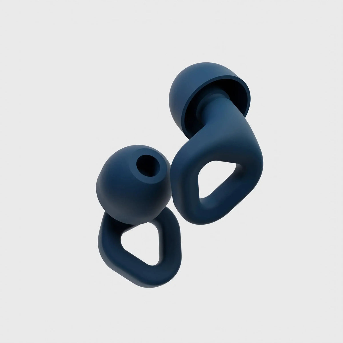 ZENZ Unwind Earplugs in Lagoon Navy, noise reducing earplugs for sleep designed for comfort and sound reduction.