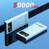 120W Super Fast Charge Portable Power 50000Mah Large Capacity Portable Power Bank Digital Display External Battery