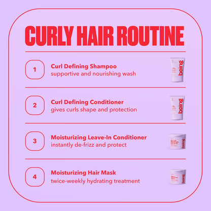 CURL POWER Curl Deﬁning Shampoo with Coconut and Grapeseed Oil 354Ml