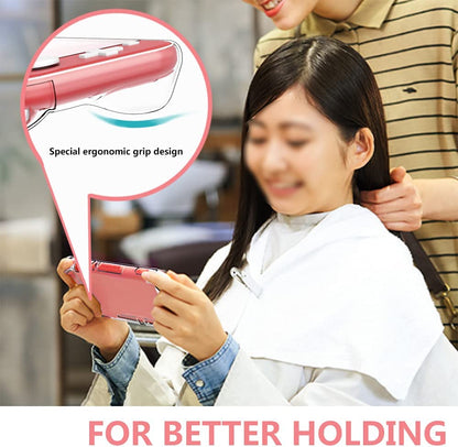 Geeric 8PCS Case Compatible with Switch Lite, Carrying Case Accessories Kit, 1 Soft Silicon Case + 2 Screen Protector + 4 Thumb Caps + 1 Storage Carrying Coral