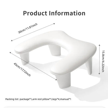 U-Shaped Portable Detachable Hand Rest Pillow for Nails Tech, Multifunctional Arm Rest for Nail Art, Nail Stand for Acrylic Nail Art Tech, Nail Art Tools, Nail Tech Supplies