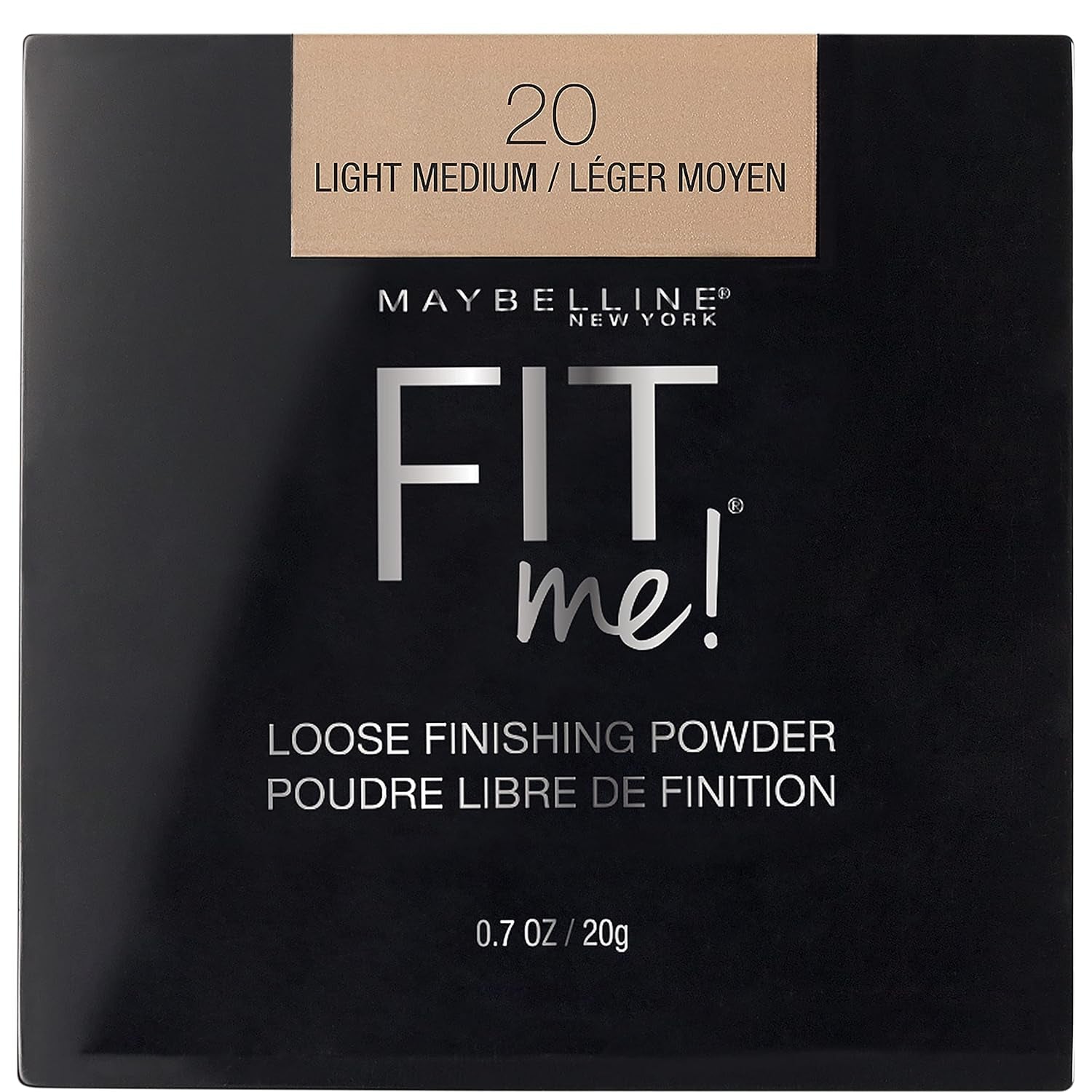 Maybelline Fit Me Loose Setting Powder, Face Powder and Finishing Makeup, Medium, 1 Count