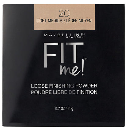 Maybelline Fit Me Loose Setting Powder, Face Powder and Finishing Makeup, Medium, 1 Count