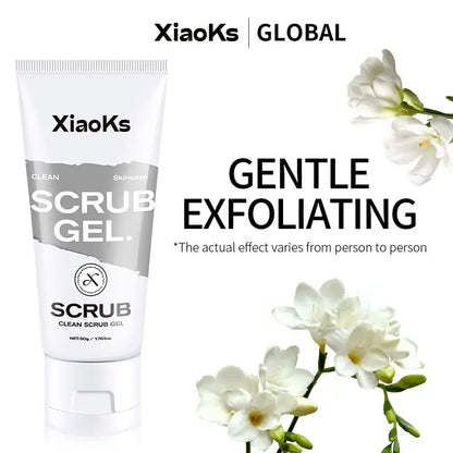 [Pack of Three]Xiaoks Gentle Exfoliating Scrub Gel 50G - Skin-Friendly Full-Body Exfoliation for All Skin Types, Sensitive Skin Friendly, Daily Cleansing &amp; Renewal