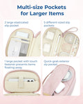 BAGSMART Electronics Organizer Bag Double-Layer Digital Storage Bags Multi-Function Travel Charger Cable Pouch for Flash Drive