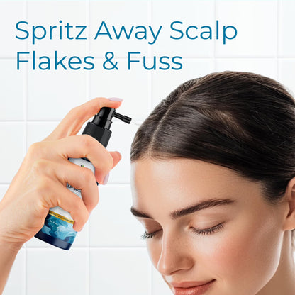 Dry Scalp Spray - Intensive Scalp Moisturizer for Men &amp; Women - Tea Tree Leave in Scalp Moisturizer for Dry Scalp, Flaky Buildup &amp; Excess Oil