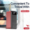 66W Fast Charging Power Bank 120000Mah Portable Power Bank Cell Phone Charger External Battery Backup Power for Xiaomi Huawei