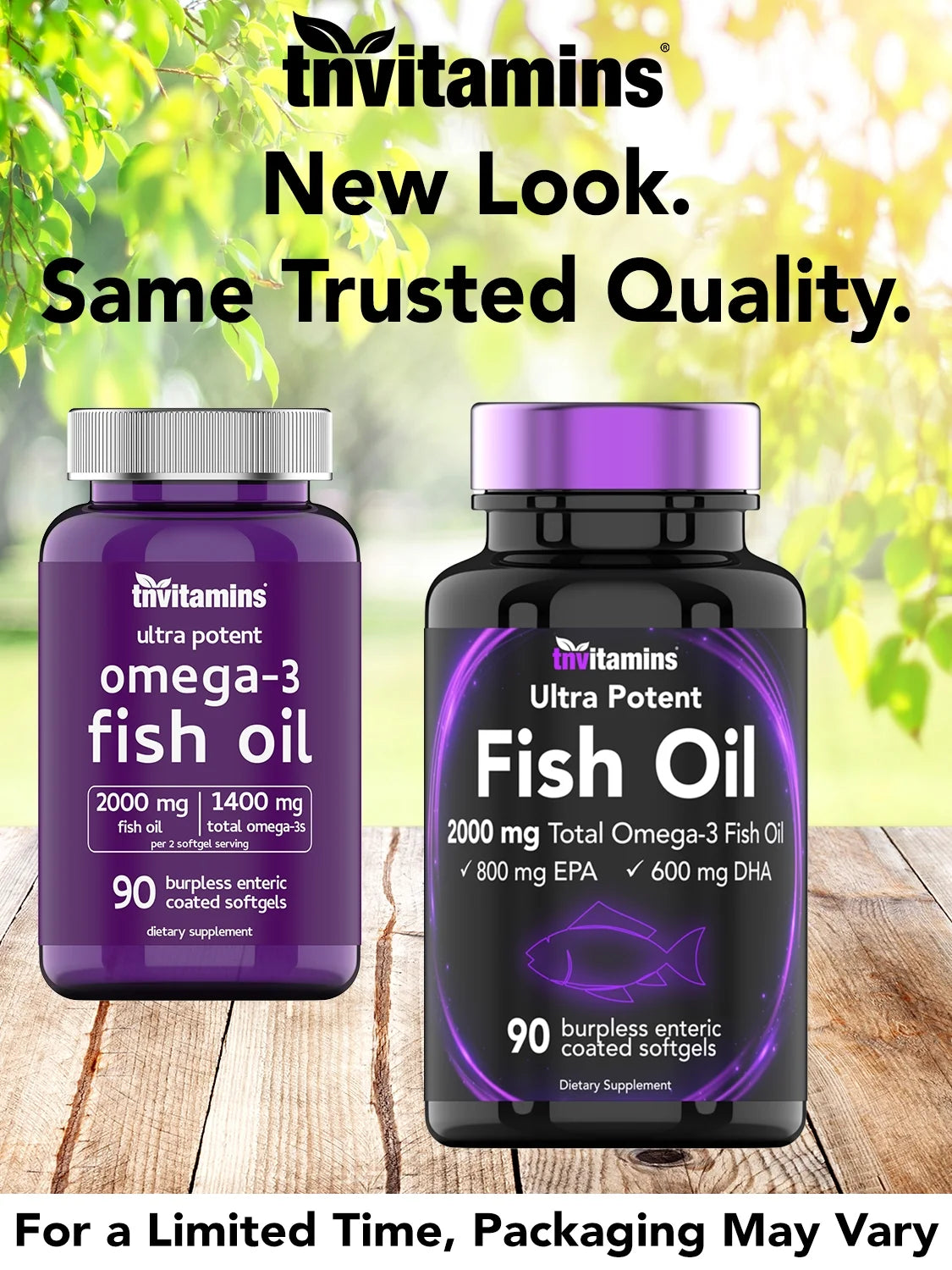 Burpless Omega-3 Fish Oil: 2000Mg X 90 Softgels | 1400Mg Total Omega-3 Fatty Acids (800Mg EPA &amp; 600Mg DHA)