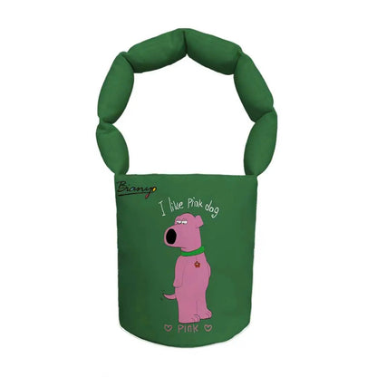 Bianyo Kawaii Bunny Tote Bag, Cute Canvas Bag Large Capacity Organizer for Pens, Art Supplies, Makeup, Travel Essentials, Aesthetic Gift for Girls &amp; Creators
