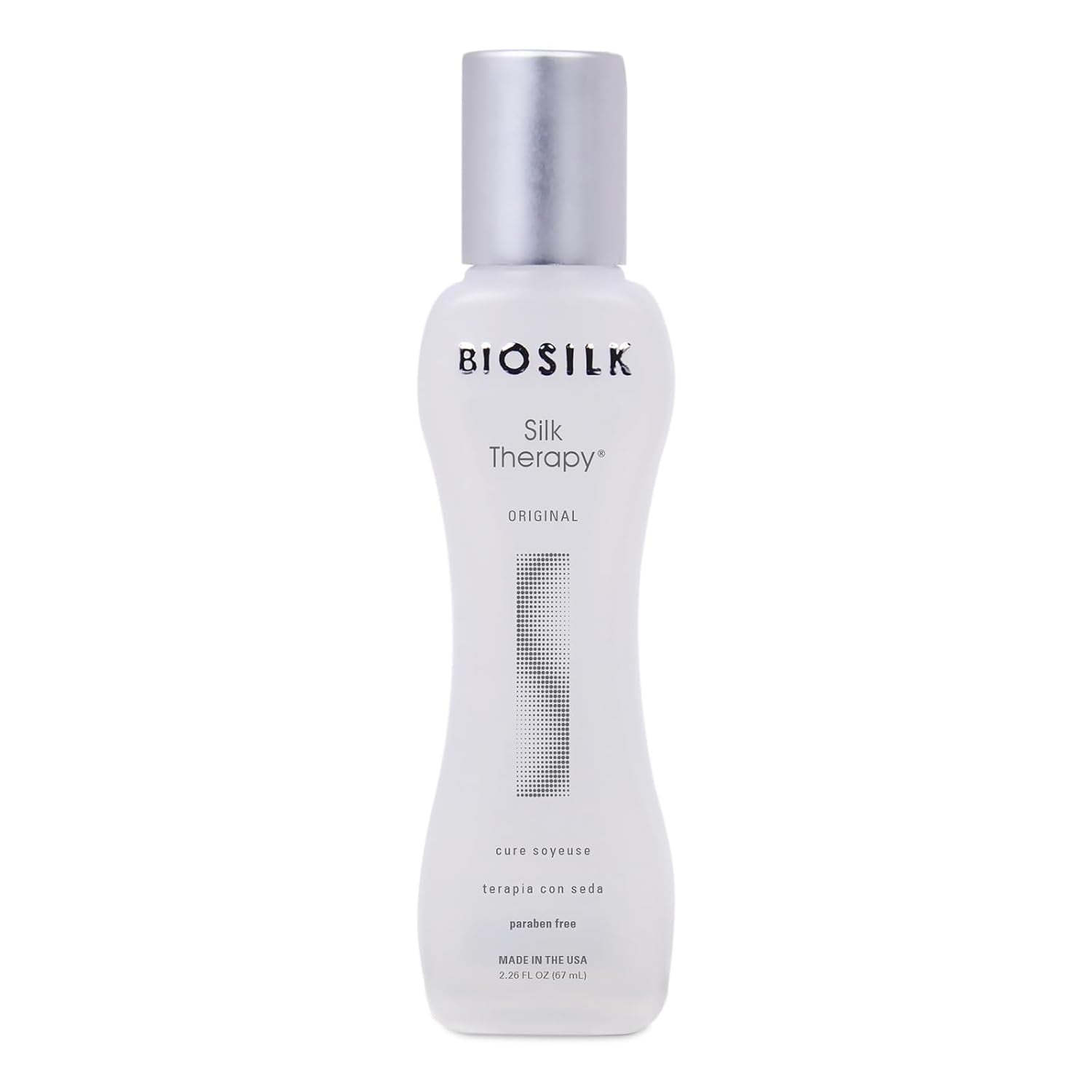 Silk Therapy Original, Reconstructing Treatment for Adding Shine &amp; Helping Mend Split Ends, Sulfate, Paraben, &amp; Cruelty-Free, 2.26 Oz