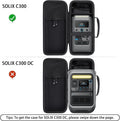 Co2Crea Hard Travel Case Compatible with Anker SOLIX C300 DC Power Bank Station, Outdoor 288Wh 90,000Mah Portable Power Station, 300W Solar Generator