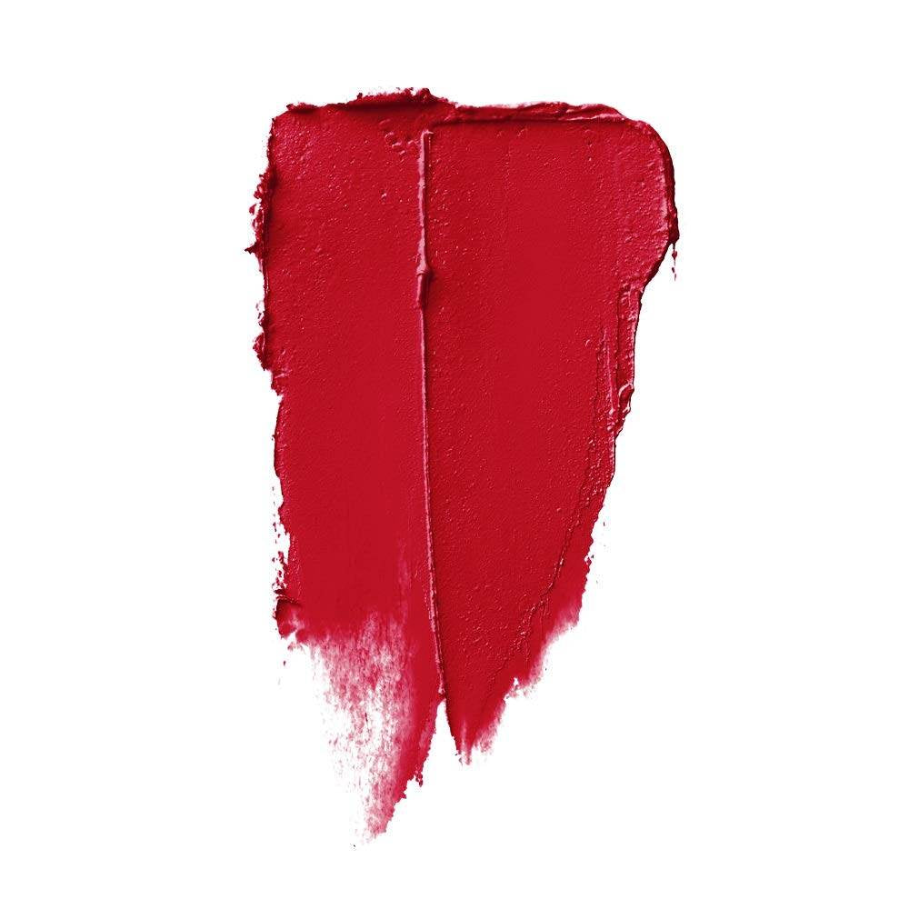 NYX Butter Lipstick Big Cherry swatch showing vibrant red color on white background.