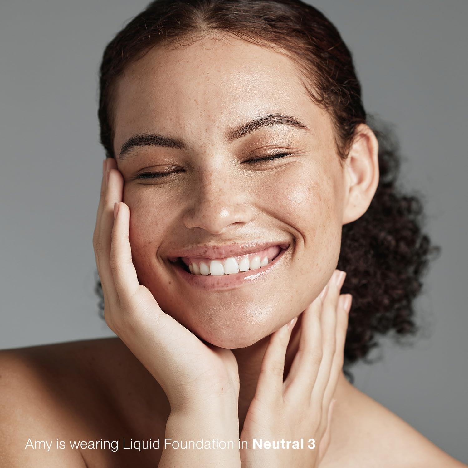 Full Coverage Foundation, Liquid Foundation - Neutral 3- Medium Complexion W/Neutral Undertones, Lightweight Matte Finish, up to 12 Hr Hydration, Hypoallergenic &amp; Vegan, 1 Fl. Oz