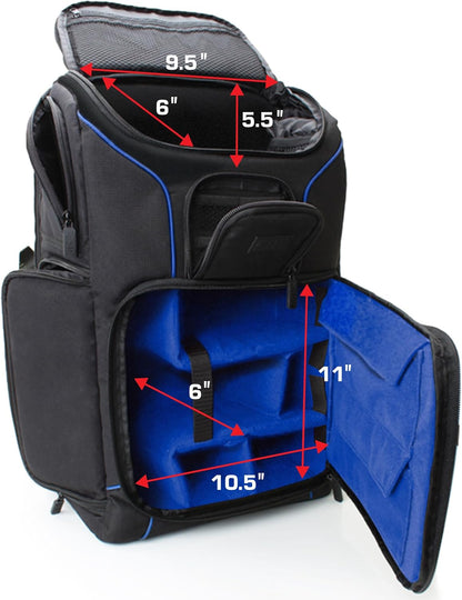 USA Gear Camera Backpack for Photographers Dslr/Slr/Mirrorless Camera Bag with Laptop Slot, Rain Cover, Tripod Holder