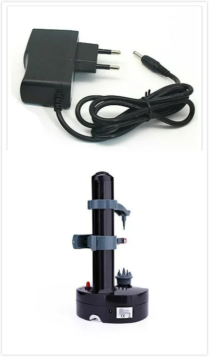 Multifunction Stainless Steel Electric Peeler Automatic Fruit Peeler Vegetable Cutter Three Spare Blades Potato Peeler Machine
