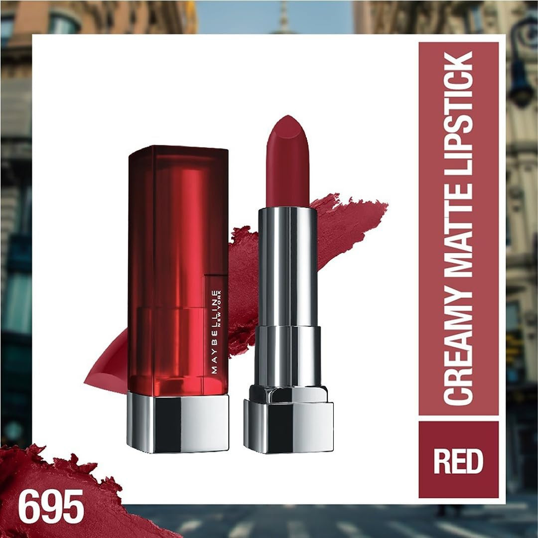 Super Stay Matte Ink Liquid Lipstick Makeup, Long Lasting High Impact Color &amp; Color Sensational Lipstick, Lip Makeup, Matte Finish, Hydrating Lipstick, Nude, Pink, Red
