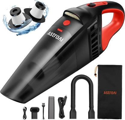Car Vacuum, Portable Cyclone Handheld Vacuum, Dustbuster Quick Cleaner for Home, Car