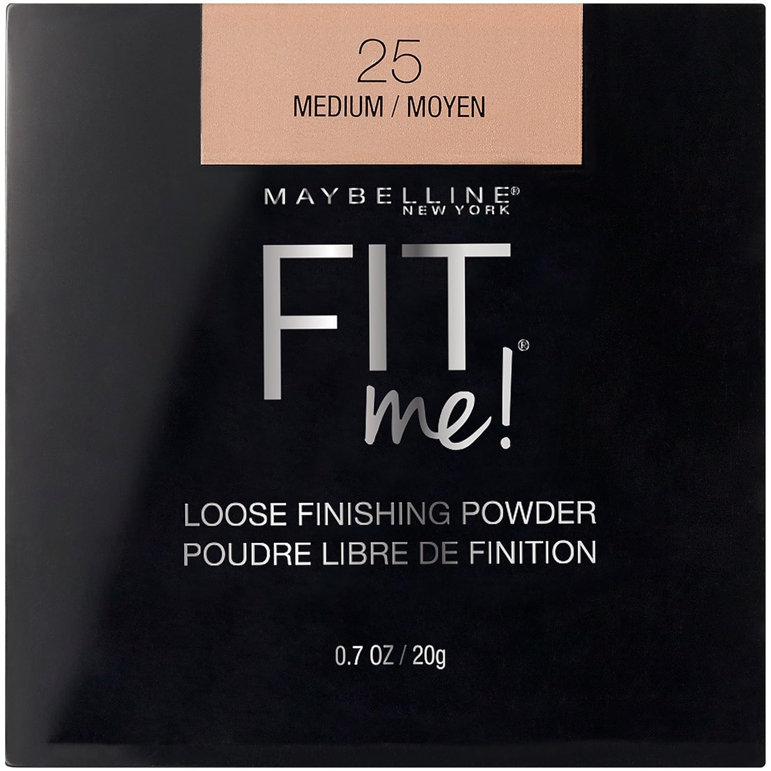 Maybelline Fit Me Loose Setting Powder, Face Powder and Finishing Makeup, Medium, 1 Count