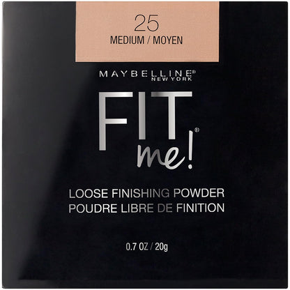 Maybelline Fit Me Loose Setting Powder, Face Powder and Finishing Makeup, Medium, 1 Count