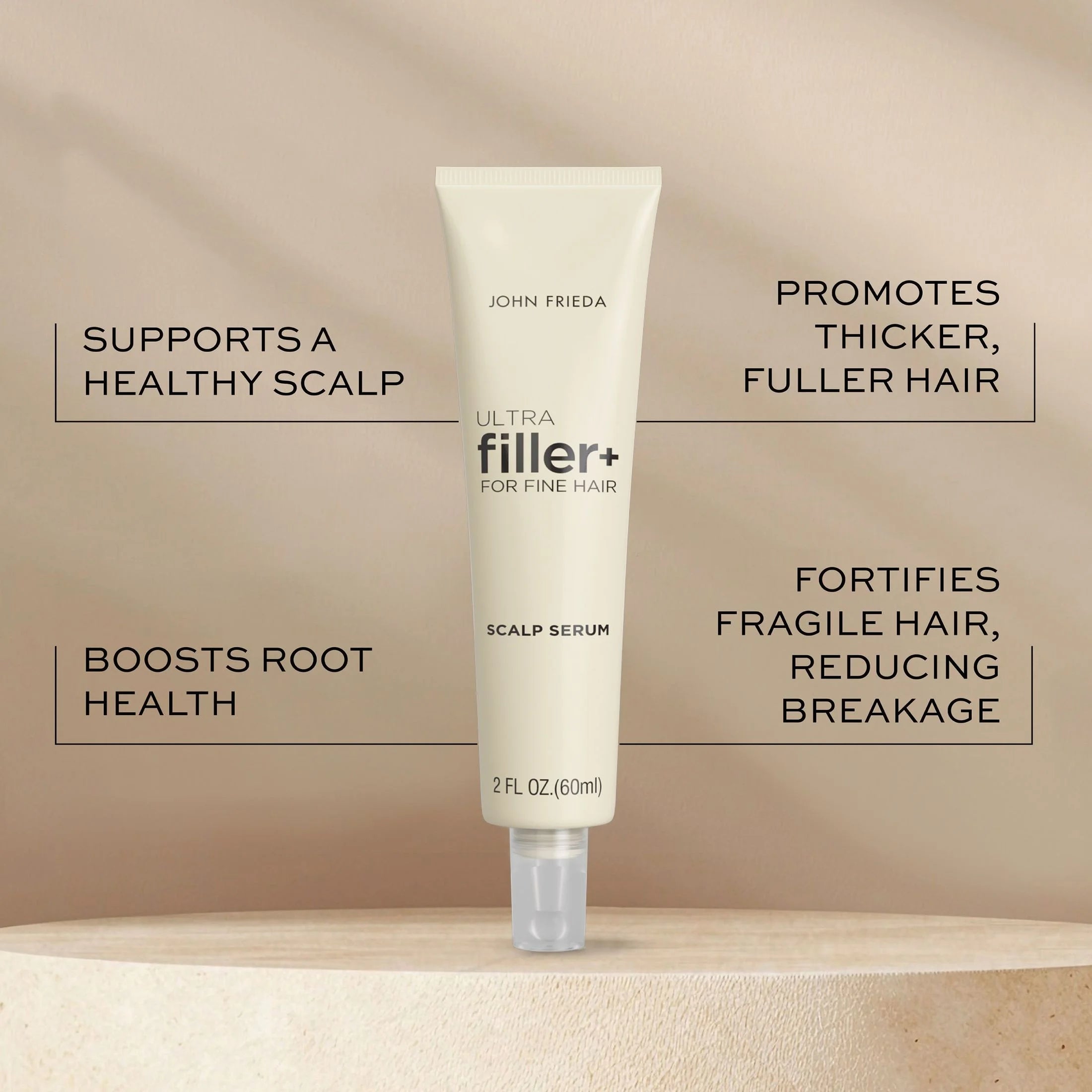 Ultrafiller+ Biotin Hair Density Scalp Serum for Fine Hair, Scalp Treatment, 2 Oz