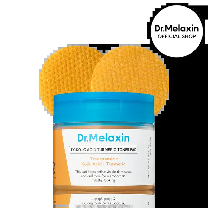[Dr.Melaxin Official] Kojic Acid Turmeric TX Toner Pad 70Pads, Dark Spot &amp; Pigmentation Care for Uneven Skin Tone