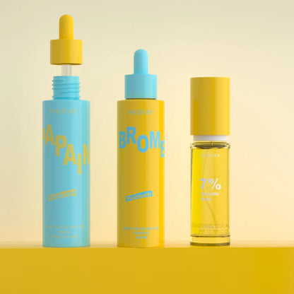 Glow Rice Ampoule Duo - Serums for Brightening,, Facial Polish for Enlarged Pores, Wrinkles &amp; Fine Lines, Suitable for Blackhead-Prone Skin, Fragrance-Free