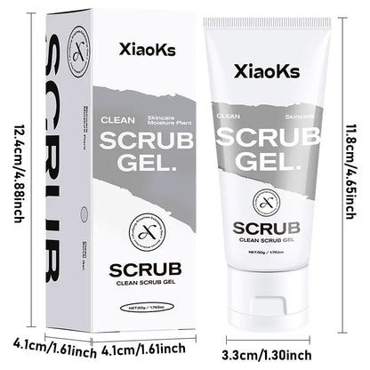 [Pack of Three]Xiaoks Gentle Exfoliating Scrub Gel 50G - Skin-Friendly Full-Body Exfoliation for All Skin Types, Sensitive Skin Friendly, Daily Cleansing &amp; Renewal