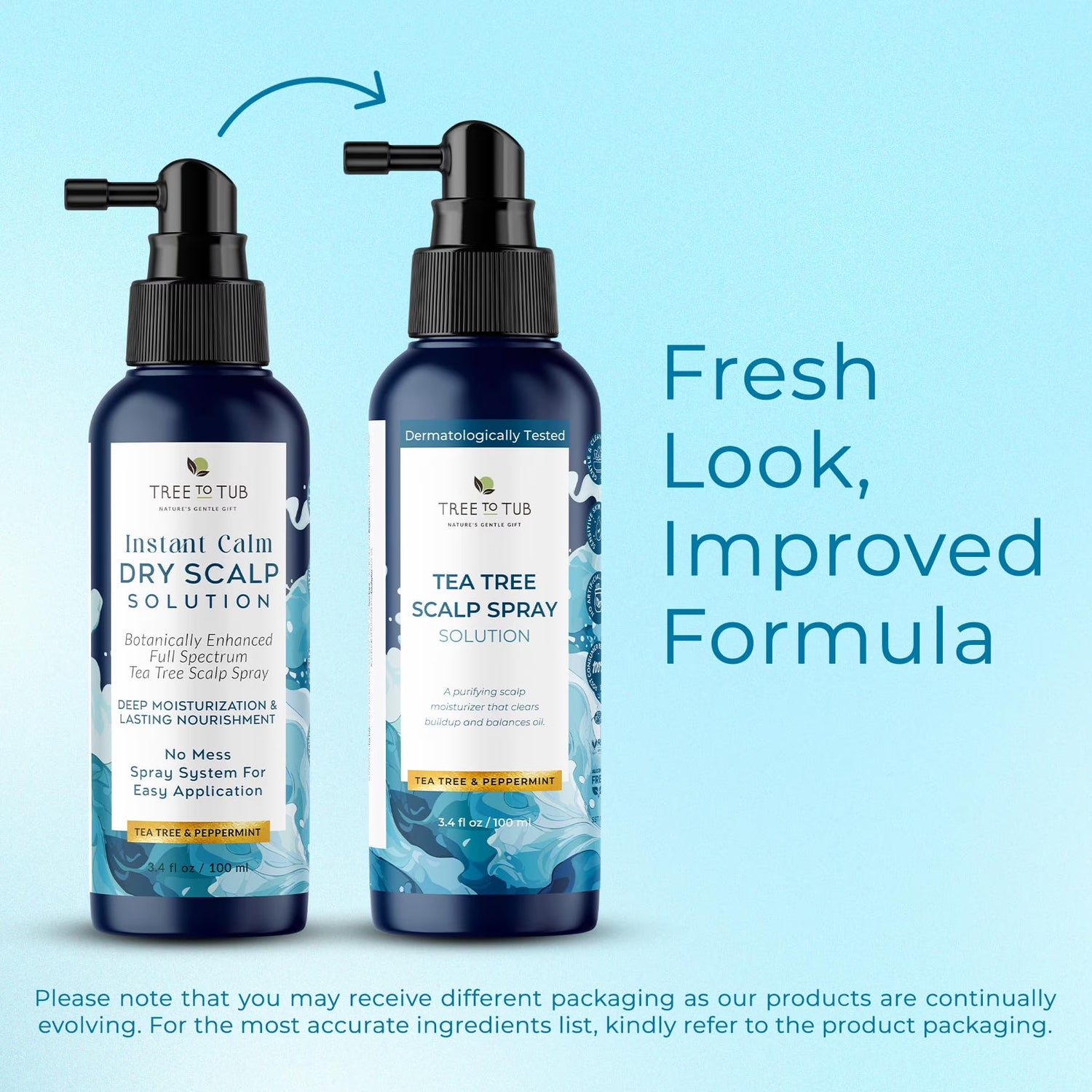 Dry Scalp Spray - Intensive Scalp Moisturizer for Men &amp; Women - Tea Tree Leave in Scalp Moisturizer for Dry Scalp, Flaky Buildup &amp; Excess Oil