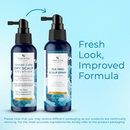 Dry Scalp Spray - Intensive Scalp Moisturizer for Men &amp; Women - Tea Tree Leave in Scalp Moisturizer for Dry Scalp, Flaky Buildup &amp; Excess Oil