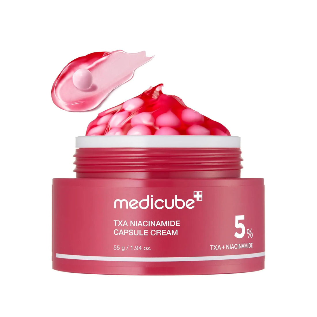 [Official Medicube Partner] TXA Niacinamide Capsule Cream 55G / 1.94 Oz - Dual Radiance Moisturizer Ideal for Use after Spot Care, Uneven Skin Tone &amp; Texture &amp; Hydration