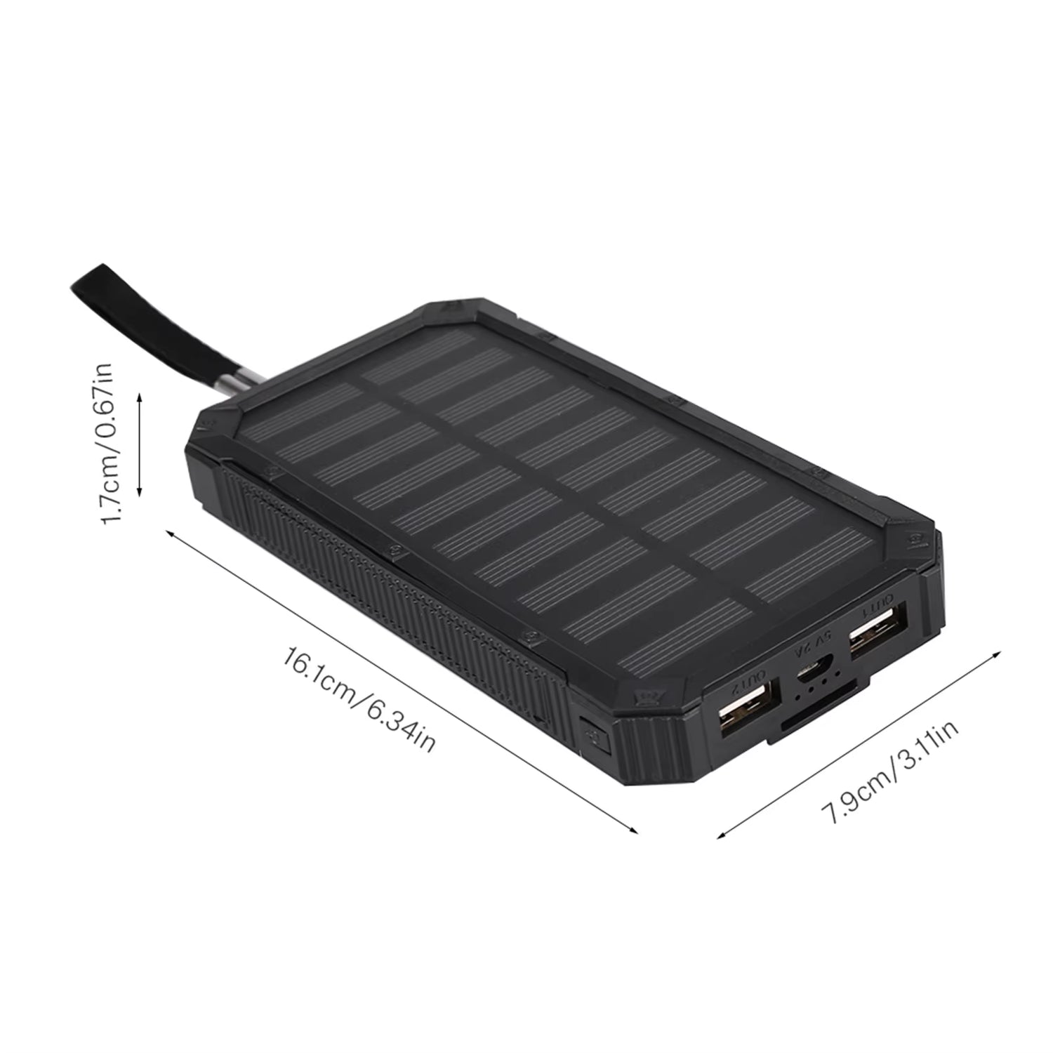 Power Bank Portable 20000Mah Fast Charging Dual USB Polar Mobile Power Bank Case DIY Kit Portable Power Bank
